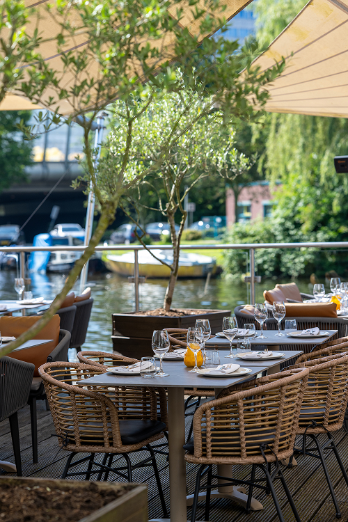 Het terras